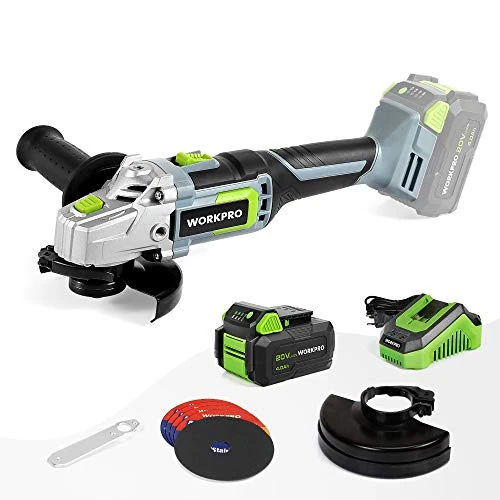 Oferta limitada: WORKPRO Amoladora Angular Inalámbrica 20V, Ø125mm con Batería 4,0Ah de 65.99 € a 65.99 € (ahorro 0.00%)