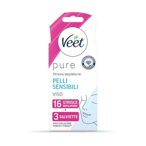 Veet Minima 16 Strisce Depilatorie Viso