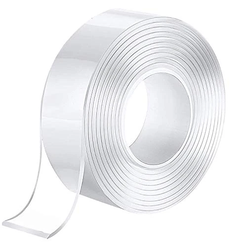 Zeitlich begrenztes Angebot: Doppelseitiges Waschbares Spurloses Klebeband,Transparent Entfernbares Wiederverwendbares Klebestreifen, Extra Starke Klebekraft Wasserdichtes, rutschfest Multifunktionales (3M x 3CM x 2MM) von 11.59 € auf 11.59 € (0.00% Rabat