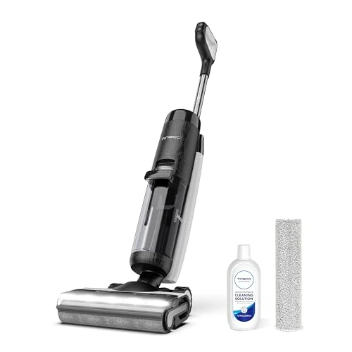 Oferta limitada: Tineco Floor One S7 Pro - Aspirador en seco y húmedo inalámbrico (40 min, Secado centrífugo, Doble Cara, reconocimiento Inteligente, duración de batería Triple, autolimpieza para Pelo de Animales) de 569.00 € a 349.00 € (ahorro 39%)