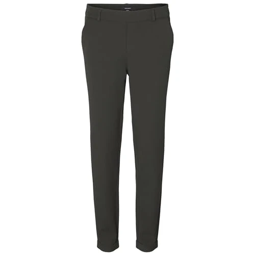 VERO MODA Vmmaya Mr Loose Solid Pant Noos Pantaloni, Donna, Grigio (Peat), M / 32L
