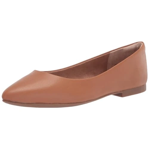 Zeitlich begrenztes Angebot: Amazon Essentials Damen Ballerinas mit spitzem Zehenbereich, Camel, 47 breit von 30.90 € auf 25.99 € (16% Rabatt)