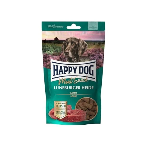 Offre limitée : Happy Dog 60700 Meat Snack Lüneburger Heide Friandises pour Chiens sensibles en Viande d'agneau séchée 75 g de 12.34 € à 12.34 € (0.00% de remise)