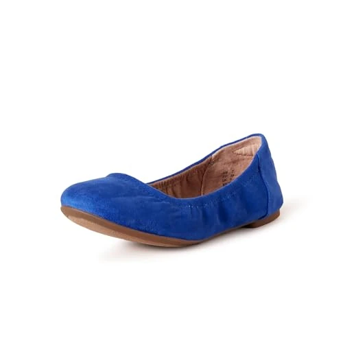 Amazon Essentials Belice - Zapatos Planos Tipo Ballet para Mujer, Color Azul Oscuro, Talla 5.5