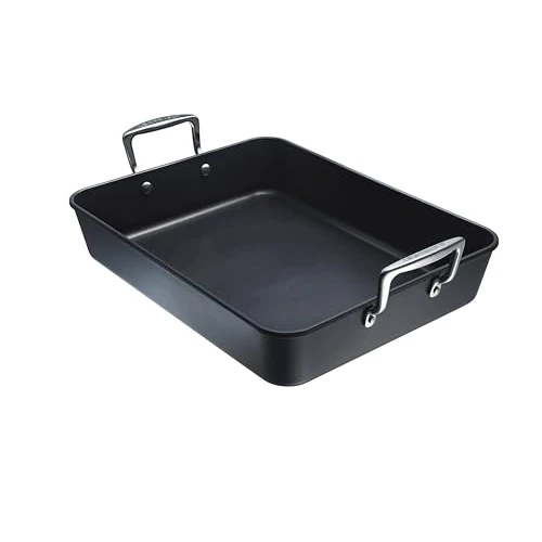 Le Creuset Arrostiera rettangolare in alluminio antiaderente, 35 cm, 5,5 L, 52104350010101