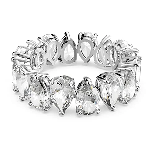 Oferta limitowana: Swarovski Pierścionek Vittore, Szlif gruszkowy, Biały, Powłoka z rodu z 501.10 zł na 501.10 zł (oszczędź 0.00%)