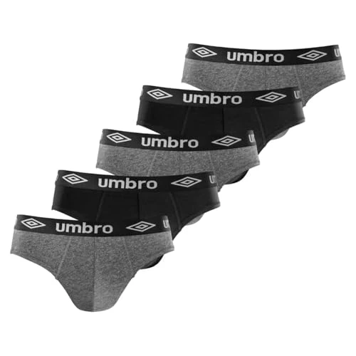 Oferta limitada: Umbro Slips Hombre 100% Algodón, Pack de 5, Multicolor CLA1 (M) de 21.06 € a 16.92 € (ahorro 20%)