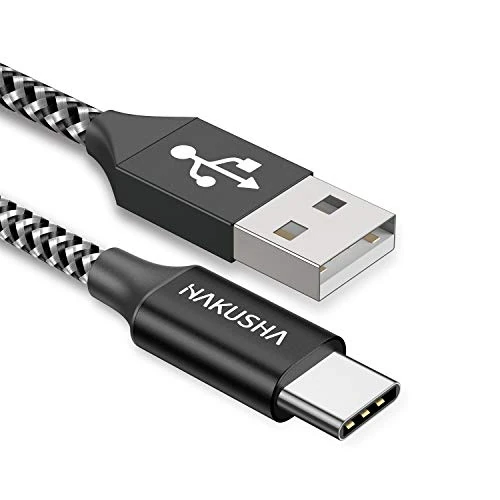 Oferta limitada: HAKUSHA Cable USB C, [3M] USB Tipo C Cable de carga rápida de nailon para Android Samsung Galaxy Z Flip, S22+, S21 Ultra, Huawei P50, Mate 40, Xiaomi 12, Google Pixel 6, OnePlus, Moto, Realme, tableta de 6.99 € a 6.31 € (ahorro 10%)