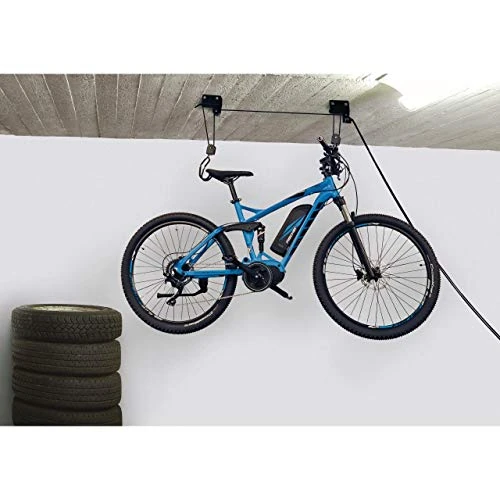 Limited-time offer: FISCHER ProfiPlus Bicycle Lift | Load Capacity 57 kg | Bicycle Mount | Ceiling Mount | Bicycle Suspension | Black, Normal from $56.39 to $50.98 (save 10%)
