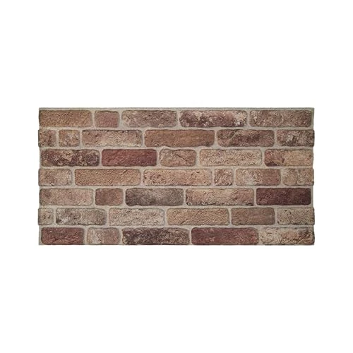 Limited-time offer: IZODEKOR 3D Wall Panels Brick Effect - Cladding, Stone Look, Styrofoam Facing for Living Room, Kitchen, Bathroom, Balcony, Bedroom, Back of Counter and Teras | Farmhouse Style from 17.99 £ to 17.99 £ (save 0.00%)