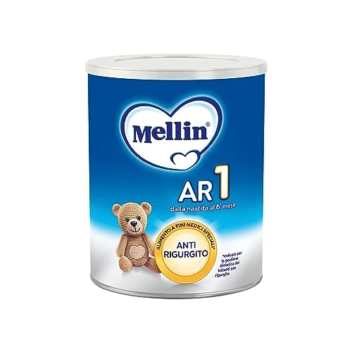Offerta a tempo: Melllin AR1, Latte Antirigurgito in Polvere per Neonati dalla Nascita al 6° mese, Confezione da 400 g - 0.00% da 29.89 € a 29.89 €