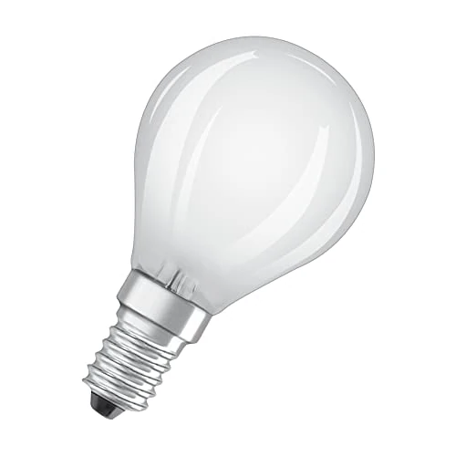 OSRAM LED lamp | Lampvoet: E14 | Koel wit | 4000 K | 4 W | mat | LED Retrofit CLASSIC P [Energie-efficiëntieklasse A++]