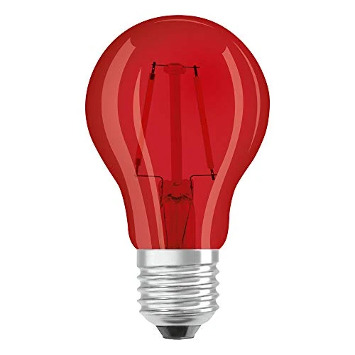 Begrenztes Angebot: OSRAM Dekorative LED Lampe Décor mit E27 Sockel, Rot, 3000 K, 2,50 W, Ersatz für 15-W-Glühbirne, klar, LED STAR DECO CLASSIC A von 3.19 EUR auf 3.19 EUR (Rabatt 0%)