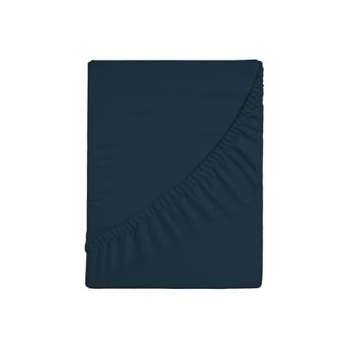 Limited-time offer: Zer0bed, Double Fitted Sheet Plain 100% Cotton Maxi Corner 30cm Blue 180 x 200 cm from 13.69 £ to 13.69 £ (save 0.00%)