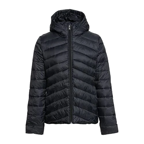 Limitiertes Angebot: Roxy Coast Road - Leichte, wattierte Jacke für Frauen Schwarz von 100.00 EUR auf 49.49 EUR (Spare 51%)