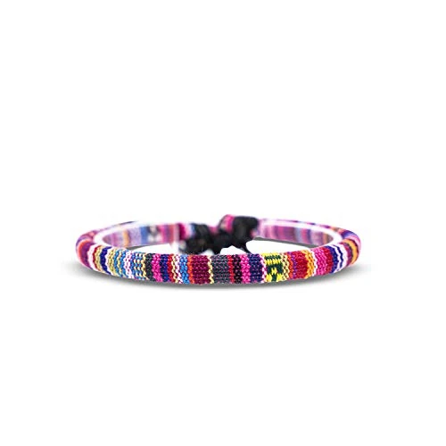 Offerta a tempo: Made by Nami Braccialetto Surfer Boho - Donna e Uomo - Accessori Fatti a Mano per Festa in Spiaggia - Etnico Hippie - 100% Impermeabile e Regolabile - Amicizia Ragazze (rosa) - 0.00% da 5.99 € a 5.99 €