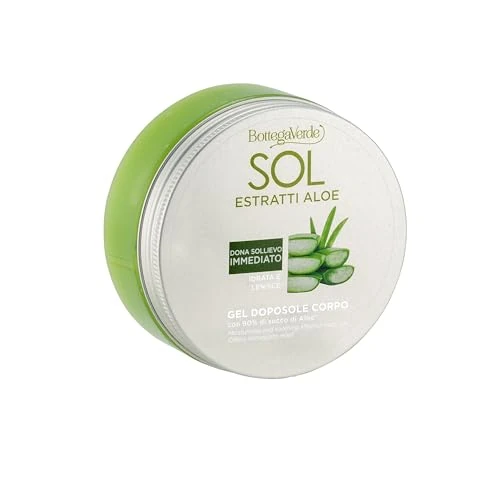 Bottega Verde, SOL Aloë Extracten - After Sun Gel - Hydrateert en kalmeert - met 90% aloë sap* (150ml) - geeft onmiddellijke verlichting