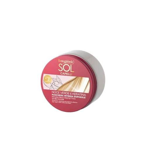 Offerta a tempo: Bottega Verde - Sol Capelli - Maschera Intensa Doposole con Olio di Noce Verde e Keratina - 200ml — 50% da 9,99 € a 4,99 €