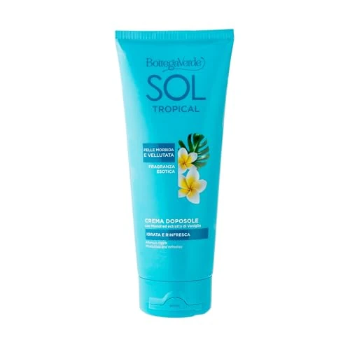 Oferta limitowana: Bottega Verde, SOL Tropical - krem po opalaniu - nawilża i odświeża - z monoi i ekstraktem waniliowym (200 ml) - miękka i aksamitna skóra - egzotyczny zapach z 50.74 zł na 50.74 zł (oszczędź 0.00%)