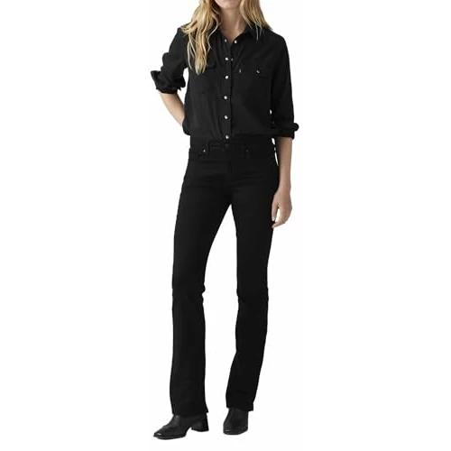 Offre limitée : Levi's 315 Shaping Bootcut Jeans Femme, Black And Black, 30W / 32L de 70.31 € à 70.31 € (0.00% de remise)