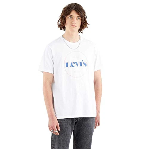 Offerta a tempo: Levi's SS Relaxed Fit Tee, T-Shirt Uomo, Ssnl Mv Logo White, S - 0.00% da 16.71 € a 16.71 €