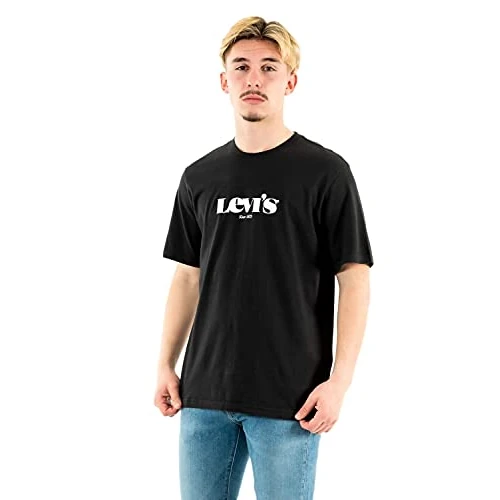 Limited-time offer: Levi's Men's Ss Relaxed Fit Tee T-Shirt, Modern Vintage Logo Caviar, XS from 16.26 GBP to 16.26 GBP (save 0%)
