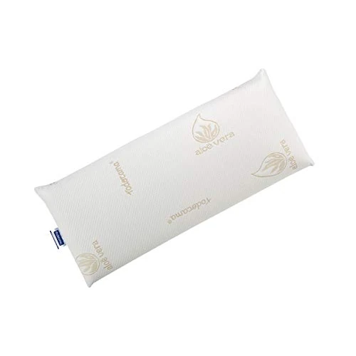 Todocama Memory Foam Pillow, Anti-Dust Mite and Anti-Bacterial Compact Core Double Zippered Case Aloe Vera Fabric Thermo-adjustable neck adaptability. 150 cm