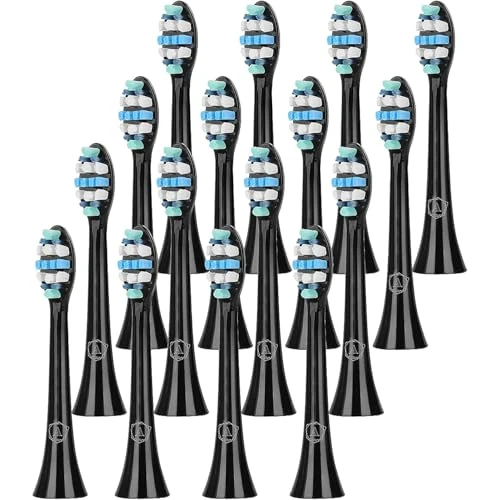 Tijdelijke aanbieding: Aster van 8 Opzetstukken compatibel met Philips Sonicare Reserveborstels(Zwart) van 19.99 € naar 19.99 € (0.00% korting)