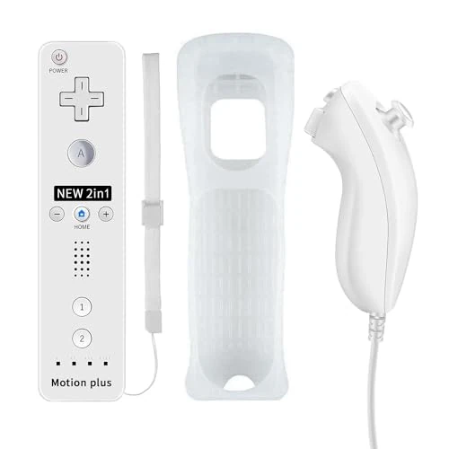 Oferta limitada: QUMOX 2en1 Remote MotionPlus Controller Remote + Nunchuk para Wii de 19.99 € a 18.99 € (ahorro 5%)