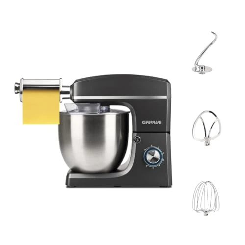 G3 Ferrari G20113 - Amasadora planetaria, 1500 W, 10 litros, acero inoxidable, 6 velocidades