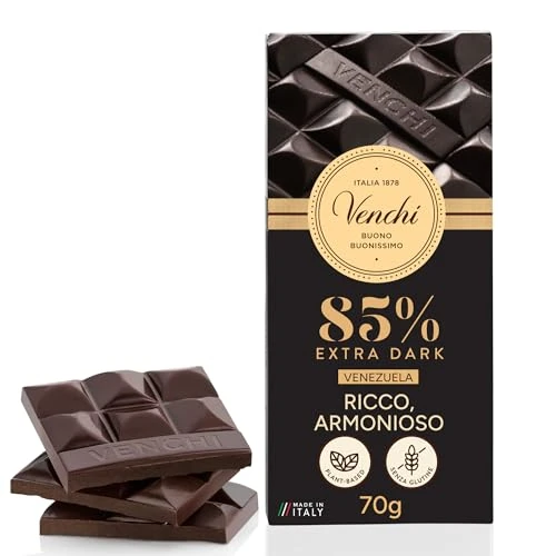 Oferta limitada: Venchi - Tableta de Chocolate Sudamericano 85%, 70 g - Con Mezclas de Cacao Seleccionadas - Sin Gluten - Vegano de 7.52 € a 7.52 € (ahorro 0.00%)