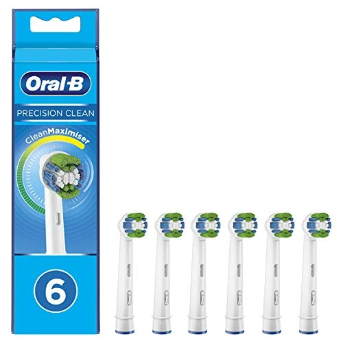 Offerta a tempo: Oral-B Precision Clean Testine Di Ricambio Con Tecnologia CleanMaximiser, Confezione Da 6 Pezzi — 36% da 29,99 € a 19,26 €