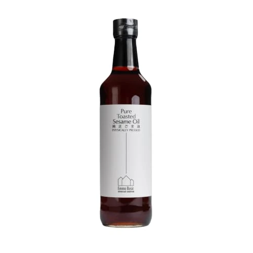 Offerta a tempo: Emma Basic Olio di Sesamo 500ml | Olio di Sesamo Puro | Aroma Tostato e Nocciolato | Ideale per la Cucina Asiatica | Vegano e Senza Glutine | Senza Additivi - 0.00% da 9.99 € a 9.99 €