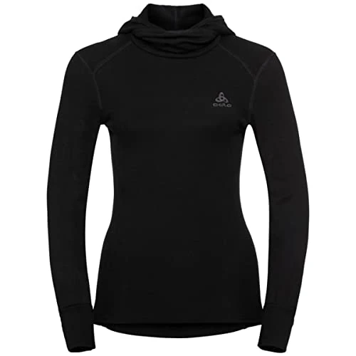 Limited-time offer: Odlo Women Functional long-sleeve shirt with facemask ACTIVE WARM ECO, black, L from 39.99 GBP to 39.99 GBP (save 0%)