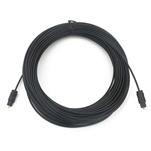 Offerta a tempo: Toslink - Cavo audio digitale SPDIF in fibra ottica di 10 m, colore: nero 30 m Nero - 0.00% da 27.72 € a 27.72 €