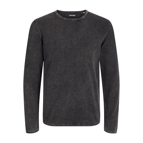 Offerta a tempo: JACK & JONES Jjeleo Knit Crew Neck Noos, Maglione, Caviale, XXL - 37% da 34.99 € a 21.95 €