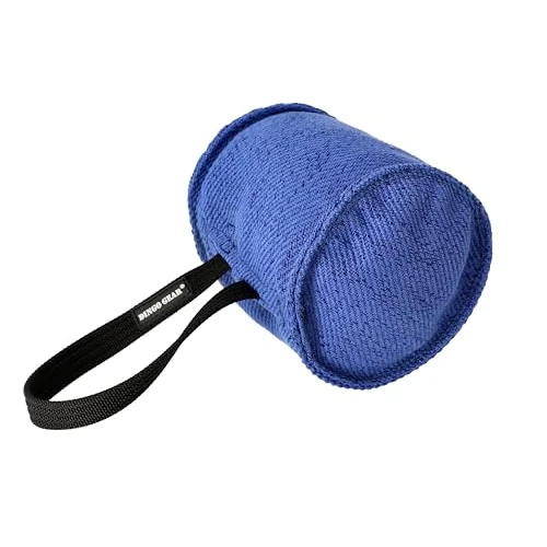 Zeitlich begrenztes Angebot: Dingo Gear Beißwurst,Berta'' mit 1 Griff #14cm Dicke 16 cm aus französischem Material (Nylcott) für Hundetraining IGP IPO Obedience Schutzhund Hundesport Blau S00095 von 39.22 € auf 39.22 € (0.00% Rabatt)