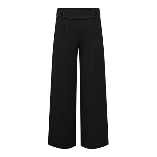 JDY Jdygeggo New Long Pant Jrs Noos, Pantaloni Donna, Nero (Schwarz), M/34