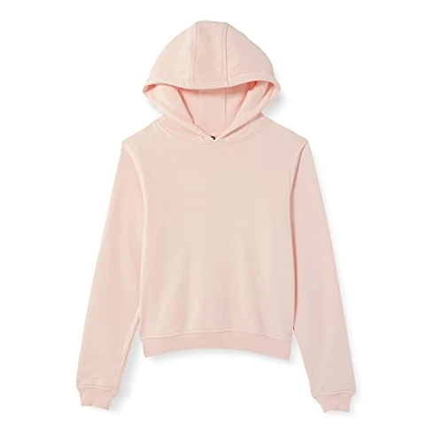 Build Your Brand Felpa con Cappuccio da Ragazza, Colore: Rosa., 122-128