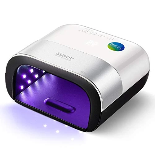 Offre limitee: Lampe à Ongles LED UV Professionnelle, SUNUV Séchoir Gel Vernis Polymérisation Light Machine, avec Capteur Automatique et Ecran LCD à la Maison et au Salon de 54.99 EUR a 39.32 EUR (economie 28%)