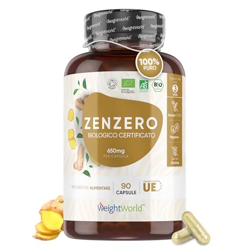 Limited-time offer: WeightWorld Organic Ginger Supplement | 650mg Vegan Ginger Capsules per Serving | 90 Capsules | 1 a Day Supplement | Gluten-Free | Soil Association Certified Zingiber Officinale Root Powder from 17.23 GBP to 17.23 GBP (save 0%)
