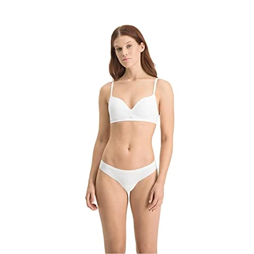 Oferta limitada: PUMA PUMA Women's Soft Padded Bra Sujetador, Blanco (White), 70D Mujer de 27.99 € a 19.49 € (ahorro 30%)