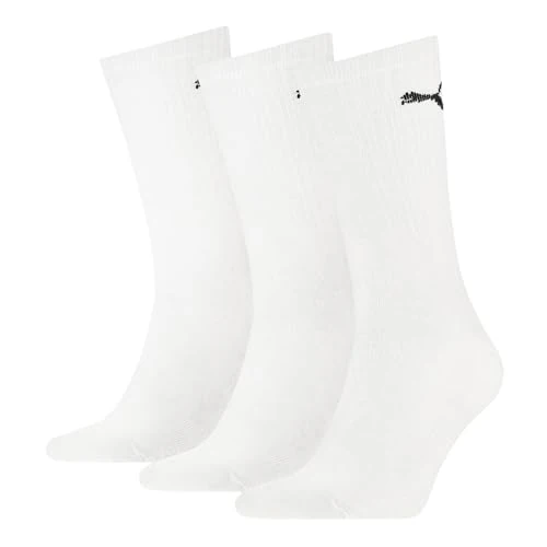 Offre limitée : PUMA Mixte Crew Chaussettes,Blanc,47-49 de 9.99 € à 7.99 € (20% de remise)