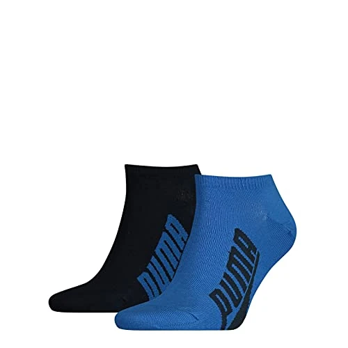 Offerta a tempo: PUMA Sneaker, Calzini Unisex - Adulto, Navy/Grigio/Blu, 35-38 (Pacco da 2) - 41% da 8.99 € a 5.27 €