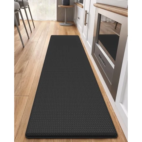 Oferta limitada: Color&Geometry Alfombra Cocina Antideslizante Acolchada, 44x200cm, Negro | Alfombra larga Antifatiga, Superficie de piel impermeable y antimanchas, fácil de limpiar, apta para cocina y lavandería de 56.99 € a 56.99 € (ahorro 0.00%)
