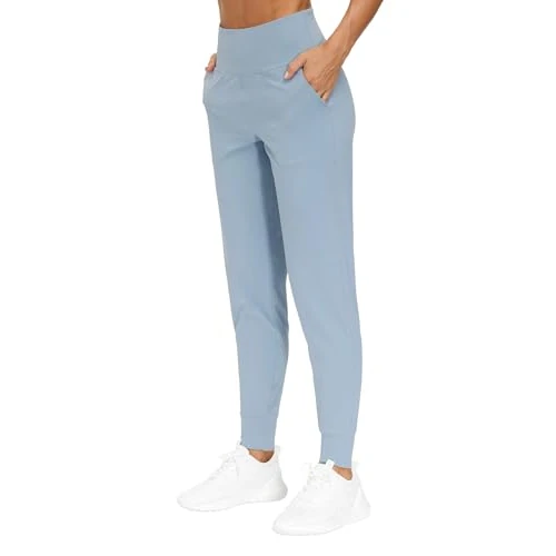 Offerta a tempo: THE GYM PEOPLE Pantaloni Jogger Donna Vita Alta Pantaloni Sportivi Leggeri - 19% da 29.99 € a 24.43 €
