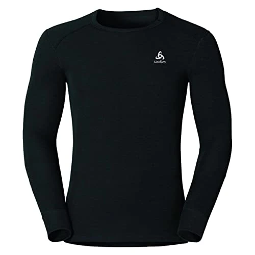 Beperkte aanbieding: Odlo Heren Bl Top Crew Neck L/S Active Warm Eco Shirt met lange mouwen van 59.95 EUR naar 37.99 EUR (besparing 37%)