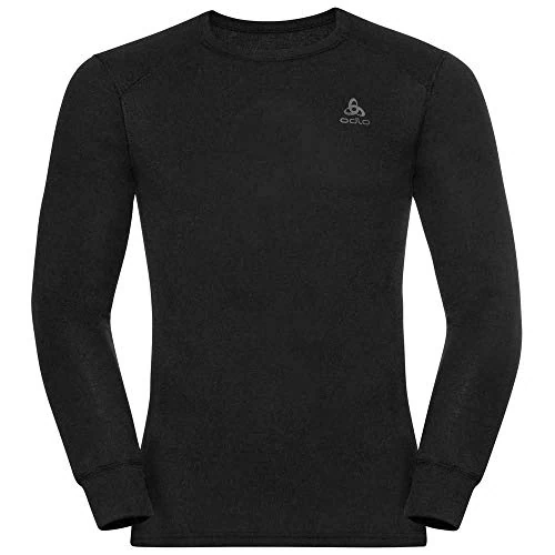 Limited-time offer: Odlo Thermal Underwear for Men Active Warm Long Sleeve I Thermal Shirt I Warm ski Underwear with Round Neck I Men Black from 40.00 £ to 24.15 £ (save 40%)