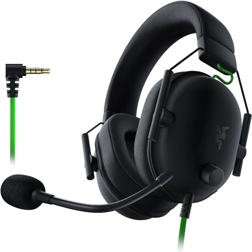 Razer BlackShark V2 X - wieloplatformowy przewodowy zestaw słuchawkowy do gier e-sportowych (przetworniki Triforce 50mm, zaawansowana pasywna redukcja szumów, mikrofon kardioidalny) Czarny