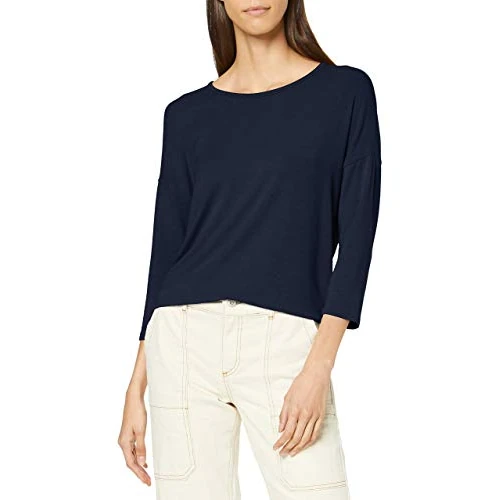 Tijdelijke aanbieding: Dames Dunne Gebreide Trui 3/4 Mouw Ronde Hals T-shirt Gebreide Basis Stretch Sweater ONLGLAMOUR van 18.07 EUR naar 15.18 EUR (korting 16%)